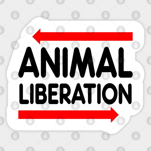ANIMAL LIBERATION Sticker by batinsaja